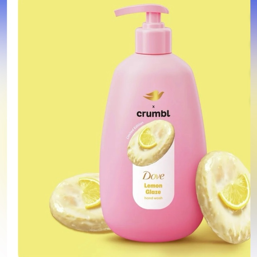 Limited Edition Dove X Crumbl Lemon 🍋 Glaze Moisturizing Liquid Hand Wash